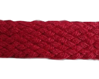 红色纬编织带